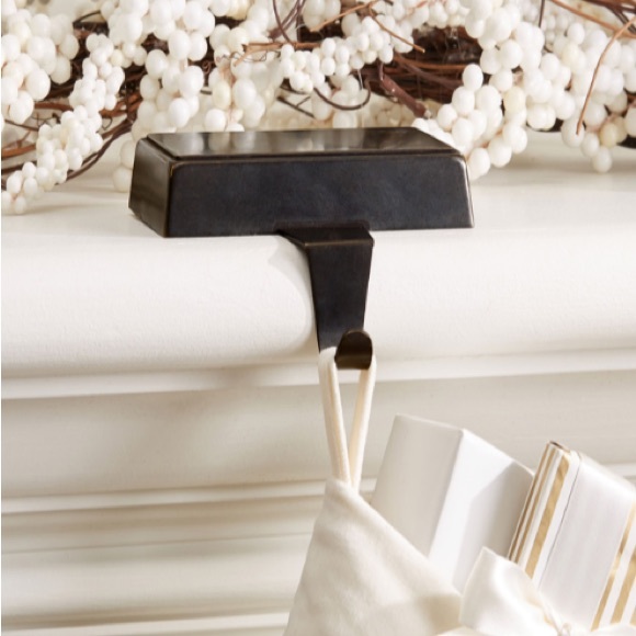 Pottery Barn Holiday Pottery Barn Simple Stocking Holder Bronze